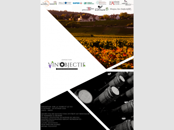 Vernissage exposition sur la vigne et le vin 21 au 28 Février 2020